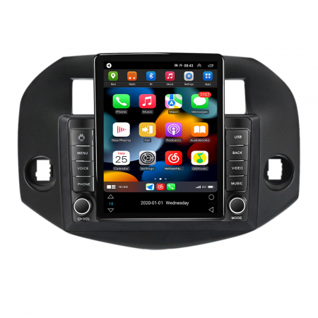 Navigatie dedicata Toyota RAV4 2005-2013,Tesla Style, ANDROID 13,Carplay&Android Auto, 10 inch , 8+128GB, Internet, Aplicatii, Waze, GPS [1]