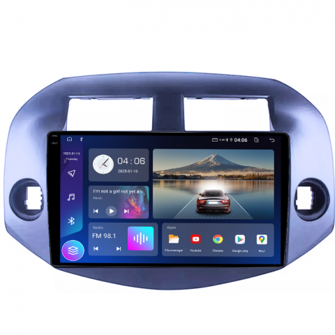 Navigatie dedicata Toyota RAV4 (2006-2012), 4GB RAM 64GB ROM, Quad Core, Display 10.1" QLED 1K, Carplay, Android 14, Bluetooth, Magazin Play, Suport Camere AHD [1]