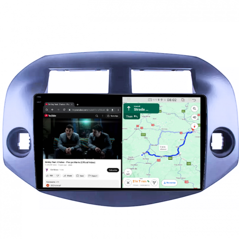 Navigatie dedicata Toyota RAV4 (2006-2012), 4GB RAM 64GB ROM, Quad Core, Display 10.1" QLED 1K, Carplay, Android 14, Bluetooth, Magazin Play, Suport Camere AHD [4]