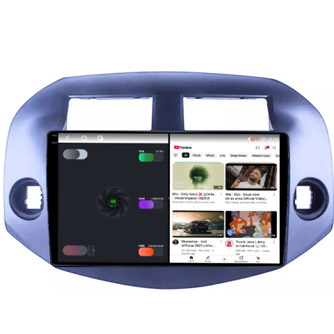 Navigatie dedicata Toyota RAV4 2006-2012, 8GB RAM 128GB ROM, Octacore, Platforma TS18, Android 14, Display QLED 9", Suporta camera 360", DSP, Carplay&Android Auto, SIM 4G, Ventilator Activ [2]