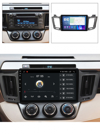 Navigatie dedicata Toyota RAV4 2012-2018, 4GB RAM 32GB ROM, Octacore, Android 14, Display QLED 1K 10", DSP, Carplay&Android Auto, SIM 4G, Bluetooth, Ventilator Activ [3]
