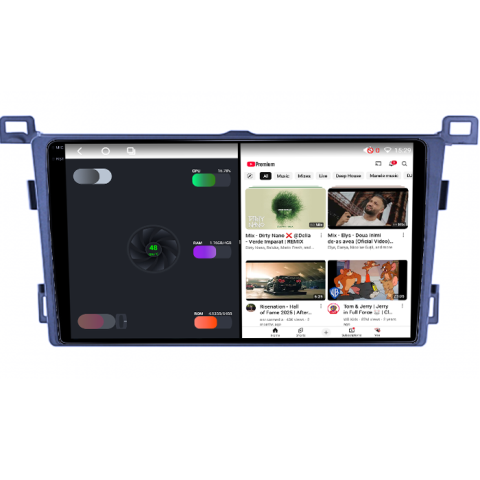 Navigatie dedicata Toyota RAV4 2013-2018,4GB RAM 64GB ROM, Procesor Qualcomm Octacore, Android 14, Rezolutie 2K, Display QLED 9", DSP, Carplay&Android Auto, SIM 4G [4]