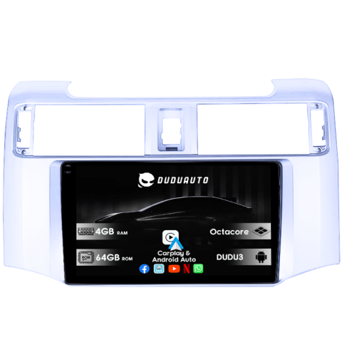 4Runner 2009-2017 - Navigatie dedicata Toyota 4Runner 2009-2017, DUDU3, 4GB RAM 64GB ROM, Octacore, Platforma 8581, Android, Display QLED 9", DSP, Carplay&AndroidAuto