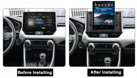 Navigatie dedicata Toyota RAV4 2018-2020,Tesla Style, ANDROID 13,Carplay&Android Auto, 10 inch , 8+128GB, Internet, Aplicatii, Waze, GPS [2]