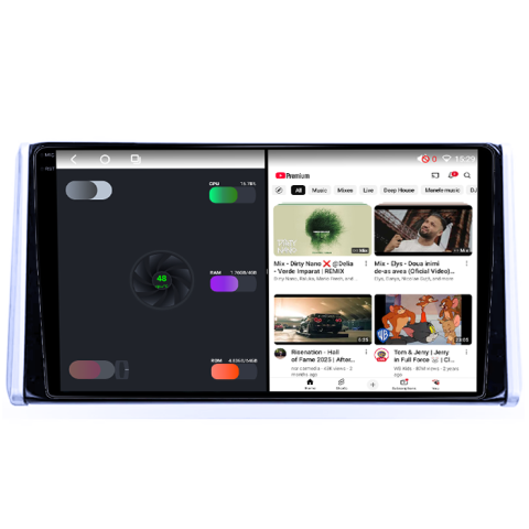 Navigatie dedicata Toyota RAV4 2019, 8GB RAM 128GB ROM, Octacore, Platforma TS18, Android 14, Display QLED 10", Suporta camera 360", DSP, Carplay&Android Auto, SIM 4G, Ventilator Activ [1]