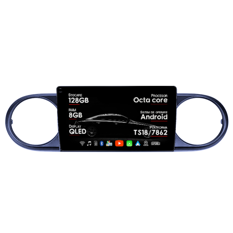 Navigatii Dedicate - Navigatie dedicata Toyota Rumion Avalon 2007-2019, 8GB RAM 128GB ROM, Octacore, Platforma TS18, Android 14, Display QLED 9", Suporta camera 360", DSP, Carplay&Android Auto, SIM 4G, Ventilator Activ