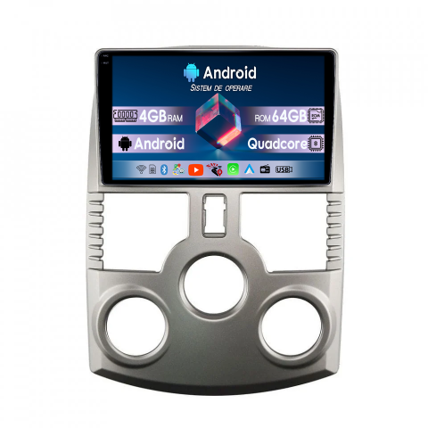 Rush 2006-2011 - Navigatie dedicata Toyota Rush 2006-2011/Daihatsu Terios 2005-, 4GB RAM 64GB ROM, Quadcore, Android 14, Display QLED  9", DSP, Carplay&Android Auto, Suport camere AHD - Copie