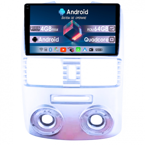 Toyota - Navigatie dedicata Toyota Rush 2006-2016, 4GB RAM 64GB ROM, Quad Core, Display 9" QLED 1K, Carplay, Android 14, Bluetooth, Magazin Play, Suport Camere AHD