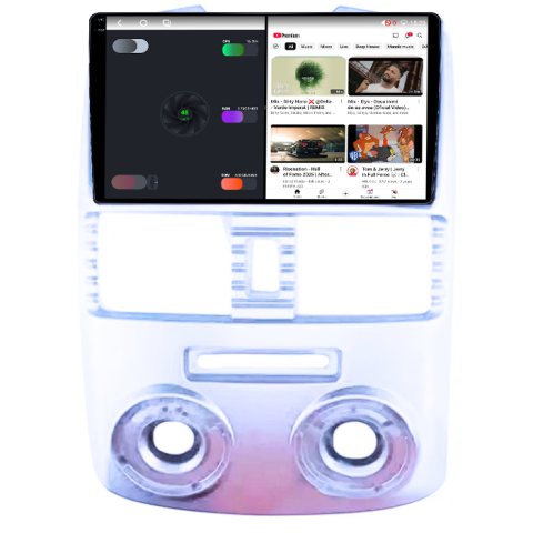 Navigatie dedicata Toyota Rush 2006-2016, 8GB RAM 128GB ROM, Octacore, Platforma TS18, Android 14, Display QLED 9", Suporta camera 360", DSP, Carplay&Android Auto, SIM 4G, Ventilator Activ [2]