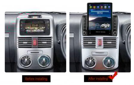Navigatie dedicata Toyota Rush 2011-2017,Tesla Style, ANDROID 13,Carplay&Android Auto, 10 inch , 8+128GB, Internet, Aplicatii, Waze, GPS [2]