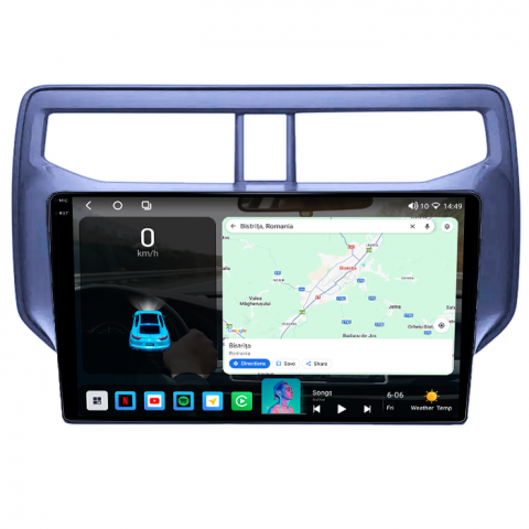 Navigatie dedicata Toyota Rush 2018-2019, 4GB RAM 64GB ROM, Octacore, Android 14, Display QLED 1K 9", Carplay&Android Auto, SIM 4G, Ventilator Activ [1]