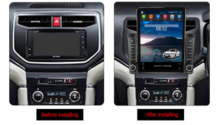 Navigatie dedicata Toyota Rush 2018-2019,Tesla Style, ANDROID 13,Carplay&Android Auto, 10 inch , 8+128GB, Internet, Aplicatii, Waze, GPS [2]