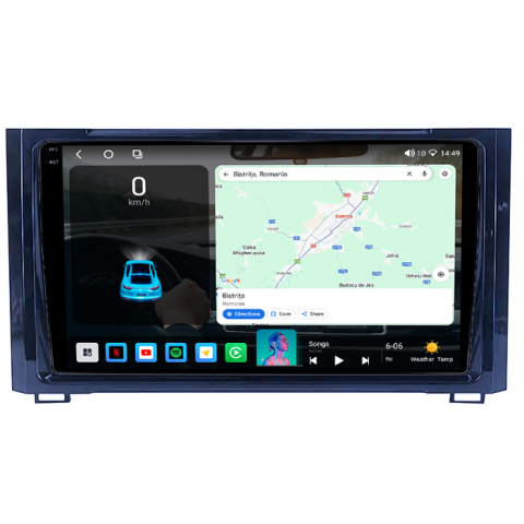 Navigatie dedicata Toyota Sequoia 2014-2018, 4GB RAM 64GB ROM, Procesor Qualcomm Octacore, Android 14, Rezolutie 2K, Display QLED 9", DSP, Carplay&Android Auto, SIM 4G [2]