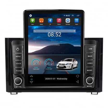 Sequoia 2014-2018 - Navigatie dedicata Toyota Sequoia 2014-2018 ,Tesla Style, ANDROID 13,Carplay&Android Auto, 10 inch , 8+128GB, Internet, Aplicatii, Waze, GPS