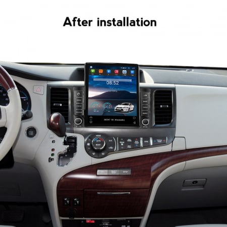 Navigatie dedicata Toyota Sienna 2004-2010 ,Tesla Style, ANDROID 13,Carplay&Android Auto, 10 inch , 8+128GB, Internet, Aplicatii, Waze, GPS [3]