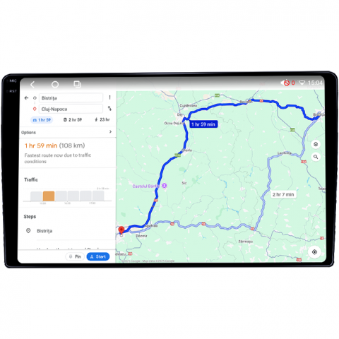 Navigatie dedicata Toyota Sienna 3 2014-2020, 4GB RAM 64GB ROM, Octacore, Android 14, Display QLED 1K 9", Carplay&Android Auto, SIM 4G, Ventilator Activ [3]