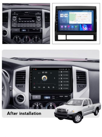 Navigatie dedicata Toyota Tacoma Hilux 2005-2013, 4 GB RAM 32 ROM, Android 13, Display QLED 1K, 9", DSP, Carplay, Android Auto, Internet, Youtube, Waze, WI-FI, USB, Bluetooth [5]