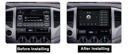 Navigatie dedicata Toyota Tacoma Hilux 2005-2013, 4 GB RAM 32 ROM, Android 13, Display QLED 1K, 9", DSP, Carplay, Android Auto, Internet, Youtube, Waze, WI-FI, USB, Bluetooth [6]