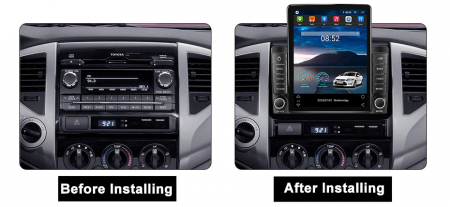 Navigatie dedicata Toyota Tacoma Hilux 2005-2013,Tesla Style, ANDROID 13,Carplay&Android Auto, 10 inch , 8+128GB, Internet, Aplicatii, Waze, GPS [2]