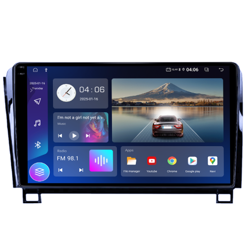 Navigatie dedicata Toyota Tundra 2007-2013, 4GB RAM 32GB ROM, Octacore, Android 14, Display QLED 1K 9", DSP, Carplay&Android Auto, SIM 4G, Bluetooth, Ventilator Activ [2]