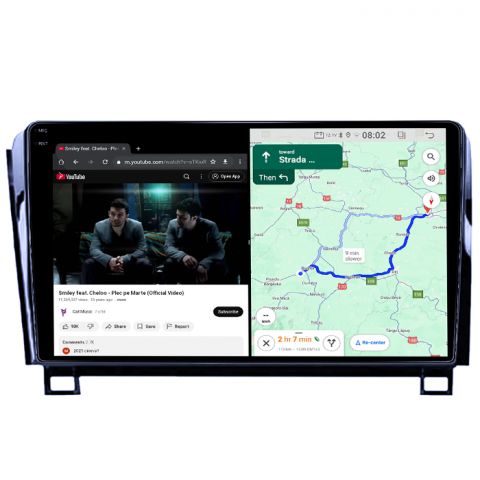 Navigatie dedicata Toyota Tundra 2007-2013, 4GB RAM 64GB ROM, Quad Core, Display 9" QLED 1K, Carplay, Android 14, Bluetooth, Magazin Play, Suport Camere AHD [3]