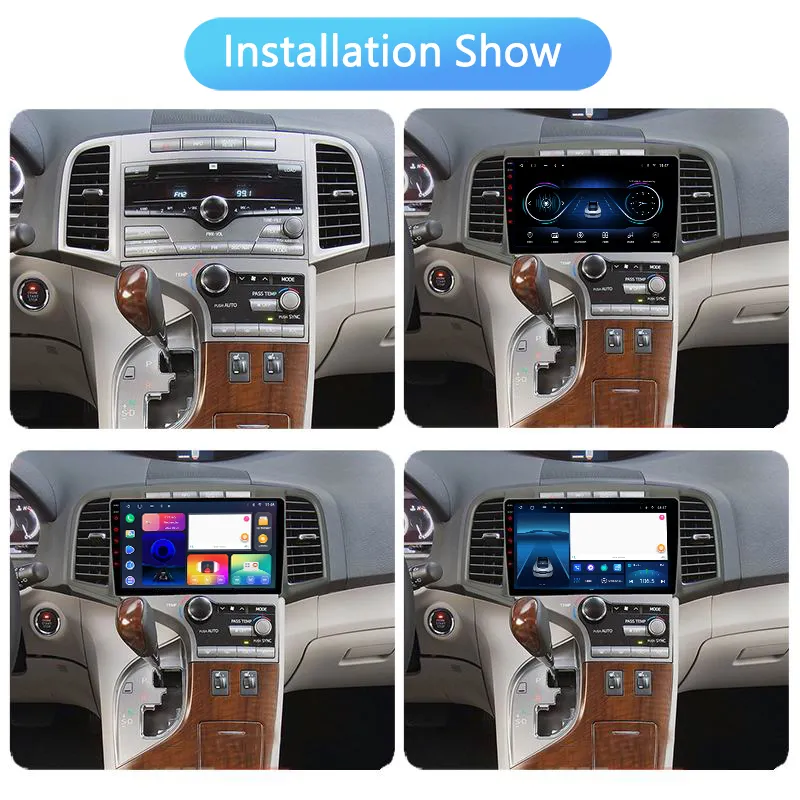 Navigatie dedicata Toyota Venza 2008-2016, 4GB RAM 64GB ROM, Procesor Qualcomm Octacore, Android 14, Rezolutie 2K, Display QLED 9", DSP, Carplay&Android Auto, SIM 4G [4]