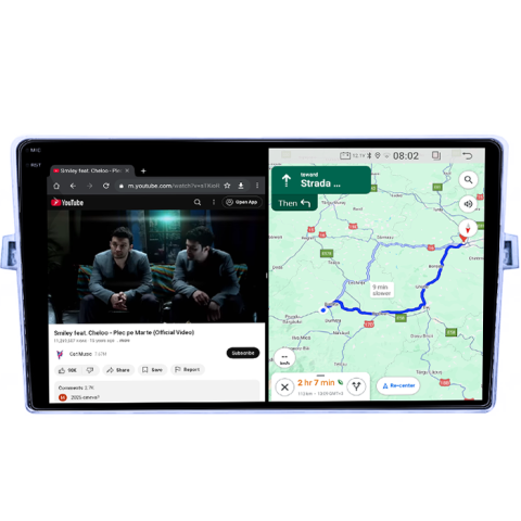 Navigatie dedicata Toyota Verso 2009-2018, 4GB RAM 32GB ROM, Octacore, Android 14, Display QLED 1K 9", DSP, Carplay&Android Auto, SIM 4G, Bluetooth, Ventilator Activ [5]