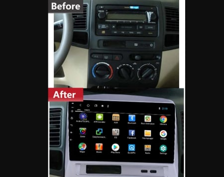 Navigatie dedicata Toyota Vios 2004-2007, 4 GB RAM 32 ROM, Android 13, Display QLED 1K, 9", DSP, Carplay, Android Auto, Internet, Youtube, Waze, WI-FI, USB, Bluetooth [3]