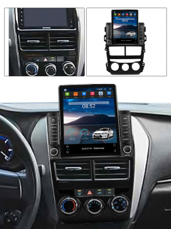 Navigatie dedicata Toyota Vios 2018-2019,Tesla Style, ANDROID 13,Carplay&Android Auto, 10 inch , 8+128GB, Internet, Aplicatii, Waze, GPS [3]