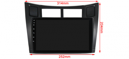 Navigatie dedicata Toyota Yaris 2005-2012, 4 GB RAM 32 ROM, Android 13, Display QLED 1K, 9", DSP, Carplay, Android Auto, Internet, Youtube, Waze, WI-FI, USB, Bluetooth [4]