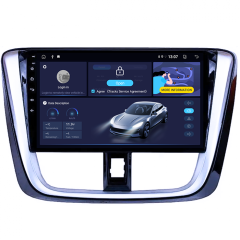 Yaris (2014-) - Navigatie dedicata Toyota Yaris 2014+, 8GB RAM 128GB ROM, Octacore, Platforma 7862, Android 14, Display QLED 9”, Suporta camera 360º, DSP, Carplay&Android Auto, SIM 4G, Ventilator Activ