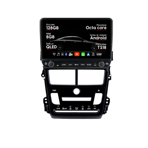 Yaris 2017-2019 - Navigatie dedicata Toyota Yaris 2017-2019 CL Tesla Cu Butoane Rotative Model 2024, ANDROID 13, 10 inch , 8+128GB, Internet, Aplicatii, Waze, GPS