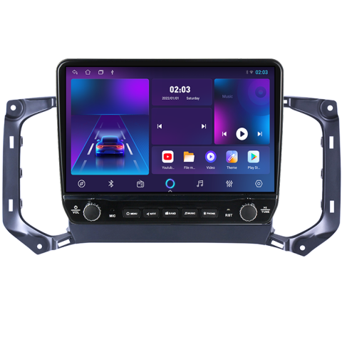 Navigatie dedicata TrailBlazer 2017-2019 Tesla cu butoane rotative model 2024, 4GB RAM 64GB ROM, Procesor Quadcore, Android 14, Display QLED 10", DSP, Carplay&Android Auto [4]