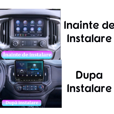 Navigatie dedicata TrailBlazer 2017-2019 Tesla cu butoane rotative model 2024, 4GB RAM 64GB ROM, Procesor Quadcore, Android 14, Display QLED 10", DSP, Carplay&Android Auto [5]