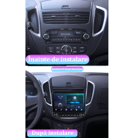 Navigatie dedicata Trax Tracker 2014-2016 Tesla cu butoane rotative model 2024, 4GB RAM 64GB ROM, Procesor Quadcore, Android 14, Display QLED 10", DSP, Carplay&Android Auto [3]