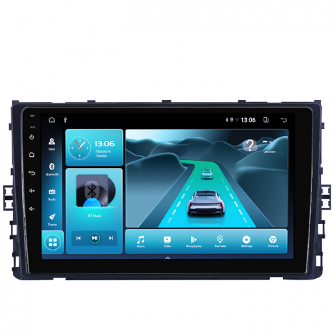 Navigatie dedicata Volkswagen T6 2015+, Taigo, T-Roc, T-Cross, Caravelle, Arteon, 8GB RAM 128GB ROM, Octacore, Platforma TS18, Android 14, Display QLED 9”, Suporta camera 360º, DSP, Carplay&Android Au [3]