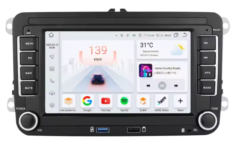 Scirocco (2008-2017) - Navigatie dedicata Volkswagen, 4GB RAM 64GB ROM, Quadcore, Android 14, Display QLED 7", DSP, Carplay&Android Auto