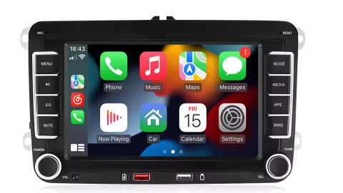 Navigatie dedicata Volkswagen, 4GB RAM 64GB ROM, Quadcore, Android 14, Display QLED 7", DSP, Carplay&Android Auto [1]