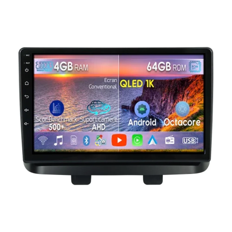 Doblo 2000-2010 - Navigatie dedicata Fiat Doblo 2000-2010, 4GB RAM 64GB ROM, Octacore, Android 14, Display QLED 1K 9", Carplay&Android Auto, SIM 4G, Ventilator Activ
