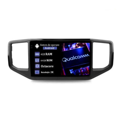 Amarok (2011-Prezent) - Navigatie dedicata Volkswagen Amarok 2012+, 4GB RAM 64GB ROM, Procesor Qualcomm Octacore, Android 14, Rezolutie 2K, Display QLED 9", DSP, Carplay&Android Auto, SIM 4G