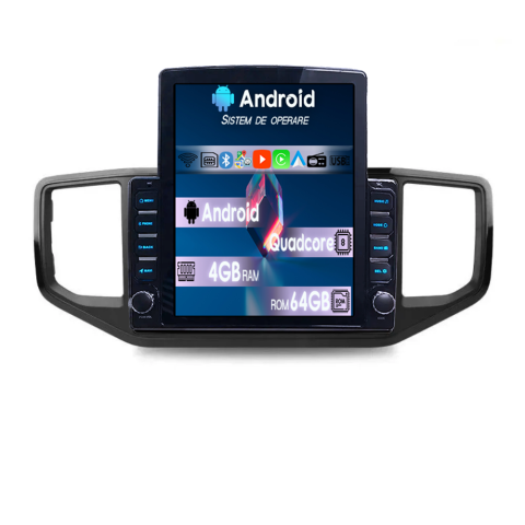Amarok (2011-Prezent) - Navigatie dedicata Volkswagen Amarok 2012+ Tesla Style, 4GB RAM 64GB ROM, Procesor Quadcore, Android, Display QLED 9.7", DSP, Carplay&Android Auto