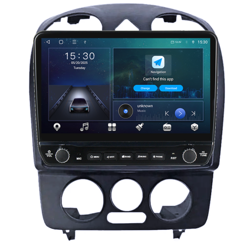 Navigatie dedicata Volkswagen Beetle 1998 - 2011 Tesla cu butoane rotative model 2024, 4GB RAM 64GB ROM, Procesor Quadcore, Android 14, Display QLED 10", DSP, Carplay&Android Auto [5]