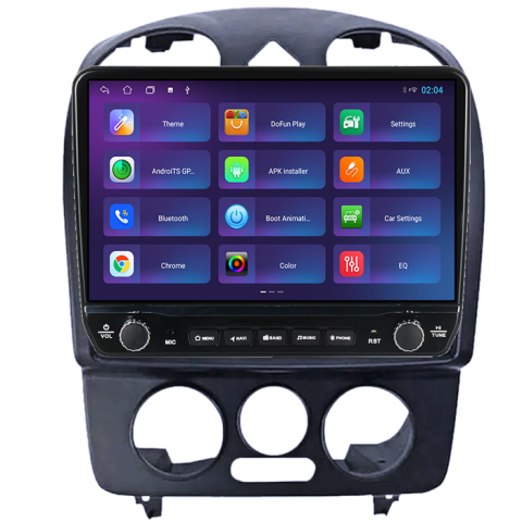 Navigatie dedicata Volkswagen Beetle 1998 - 2011 Tesla cu butoane rotative model 2024, 4GB RAM 64GB ROM, Procesor Quadcore, Android 14, Display QLED 10", DSP, Carplay&Android Auto [3]