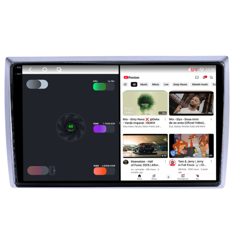Navigatie dedicata Volkswagen Beetle 2012-2018, 4GB RAM 64GB ROM, Procesor Qualcomm Octacore, Android 14, Rezolutie 2K, Display QLED 9", DSP, Carplay&Android Auto, SIM 4G [2]