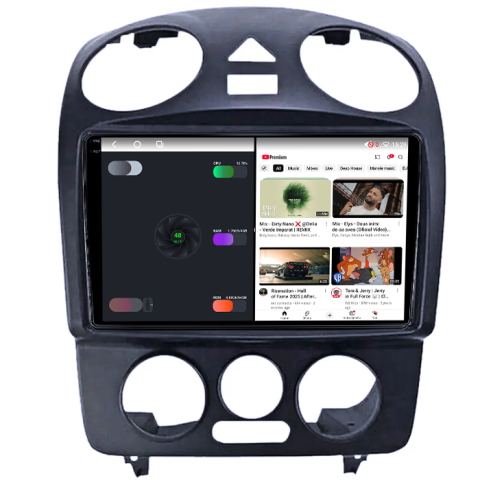 Navigatie dedicata Volkswagen Beetle, 4GB RAM 64GB ROM, Procesor Qualcomm Octacore, Android 14, Rezolutie 2K, Display QLED 9", DSP, Carplay&Android Auto, SIM 4G [2]