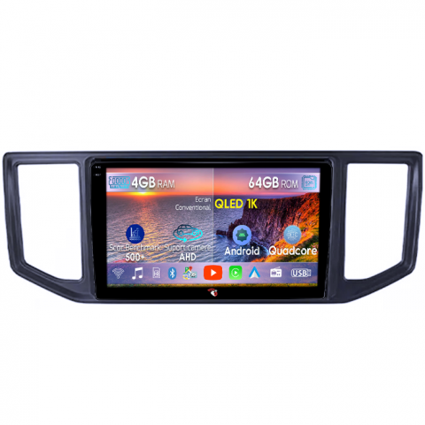 VW Crafter 2017-2021 - Navigatie dedicata Volkswagen Crafter 2017-2021, 4GB RAM 64GB ROM, Octacore, Android 14, Display QLED 1K 10", DSP, Carplay, Android Auto, Internet, Youtube, Waze, WIFI, Bluetooth