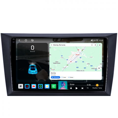 Golf 6 2008-2016 - RESIGILAT! Navigatie dedicata Volkswagen Golf 6 2008-2013, 4GB RAM 64GB ROM, Octacore, Android , Display QLED 1K 9", DSP, Carplay, Android Auto, Internet, Youtube, Waze, WIFI, Bluetooth