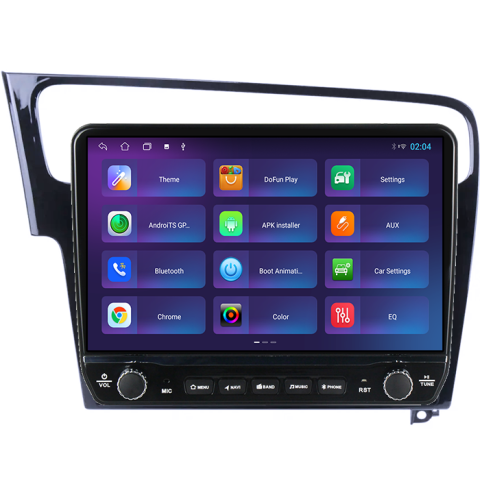 Navigatie dedicata Volkswagen Golf 7 Tesla cu butoane rotative model 2024, 4GB RAM 64GB ROM, Procesor Quadcore, Android 14, Display QLED 10", DSP, Carplay&Android Auto [3]