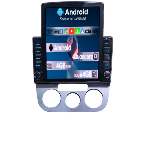 Jetta 2005-2010 - Navigatie dedicata Volkswagen Jetta 2005-2010 Tesla Style, 4GB RAM 64GB ROM, Procesor Quadcore, Android, Display QLED 9.7", DSP, Carplay&Android Auto