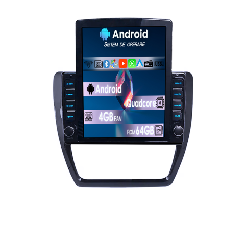 Jetta VI 2011 - 2018 - Navigatie dedicata Volkswagen Jetta 2011-2018 Tesla Style, 4GB RAM 64GB ROM, Procesor Quadcore, Android, Display QLED 9.7", DSP, Carplay&Android Auto